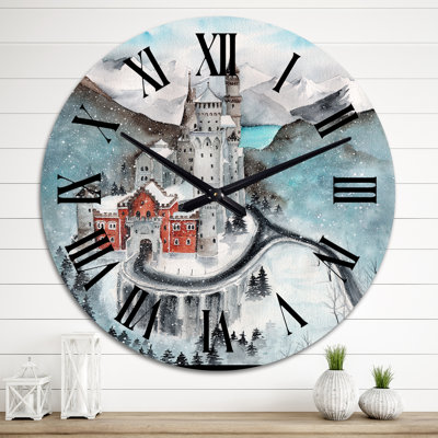 Horloge murale historique Mid-Century