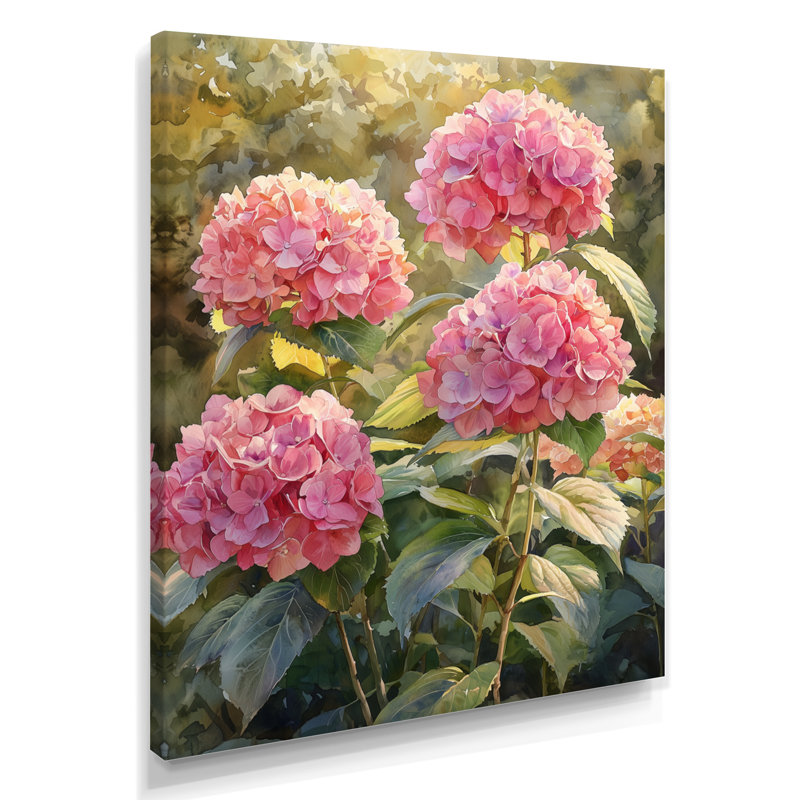Alexis - impressions florales sur toile, H 20 po x l 12 po, Toile tendue, Ne s’applique pas