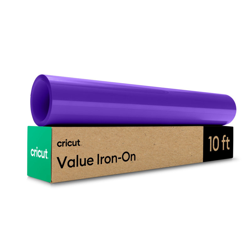 Vinyle thermocollant Cricut Value, violet, 30,5 cm x 3 m, 1 unité