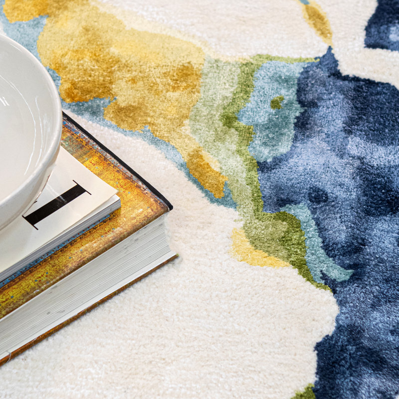 Abstract Area Rug, Rectangle 9' x 12'