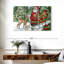 Père Noël et traîneau Woodland-584254492