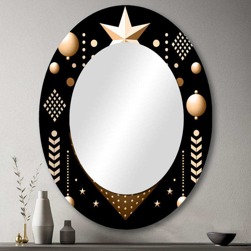 Miroir mural Golden Golden, 43 po x 33 po