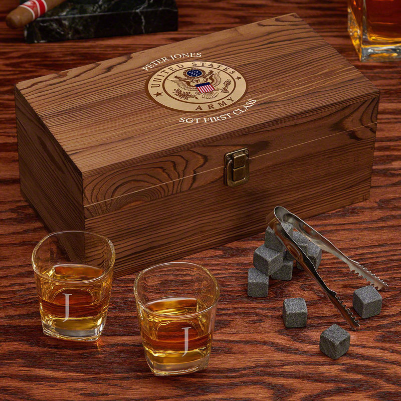 US Custom 6 oz. Verre à whisky, Armée américaine, Oui
