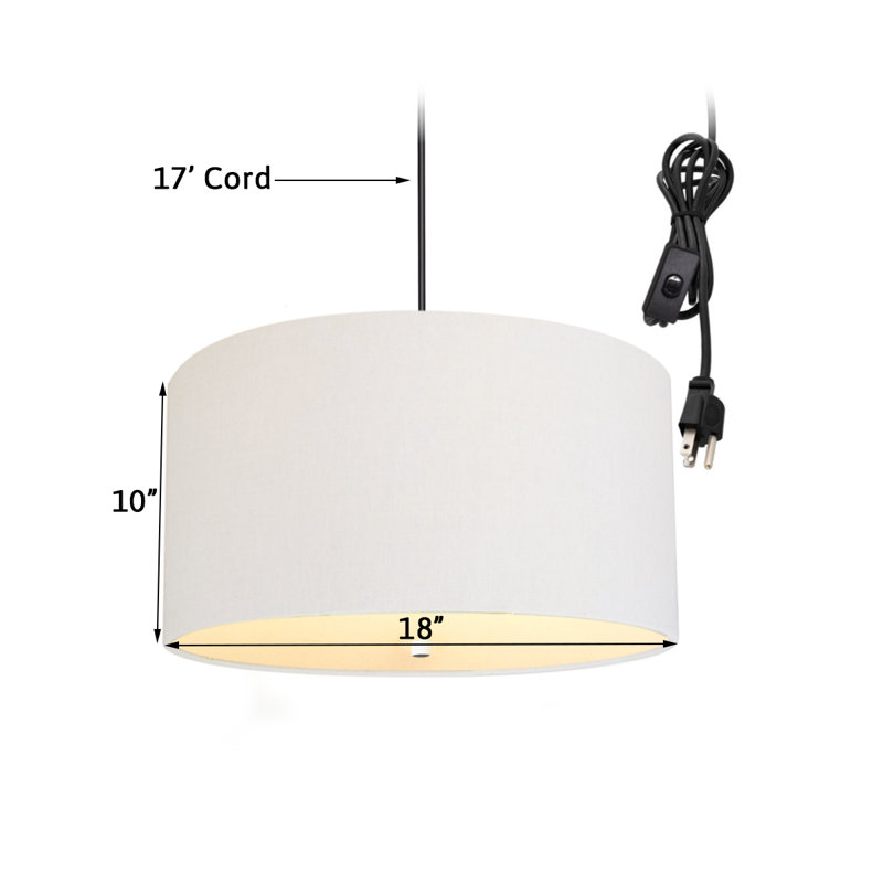 2 - Light White Single Pendant