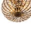 Plafonnier semi-encastré en cristal 2 lumières