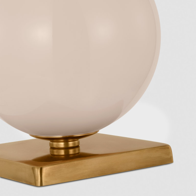 Elsie Table Lamp, Blush Painted Glass