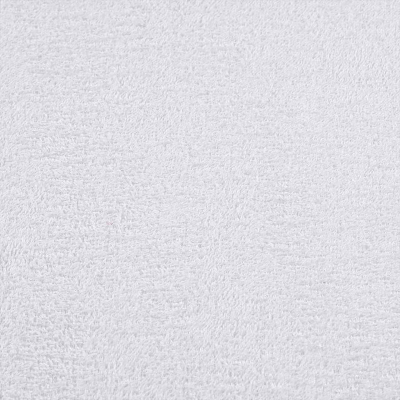 Towel Set 360 Gsm 100% Cotton, White, 8 Piece Towel Set