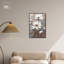 Art mural floral blanc sur toile à fleurs texturées blanches par Art Remedy-104345139-104345127