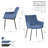 Lizabeta 19.29'' H Fabric Upholstered Armchair-1450664112