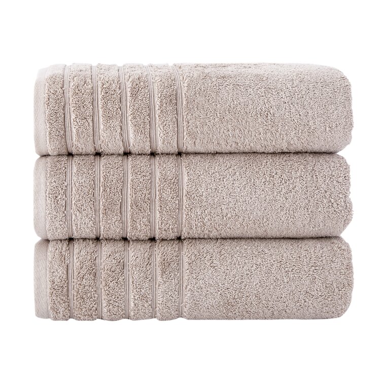 Charlton Home® Shantae Turkish Cotton Ribbed Bath Towels & Reviews