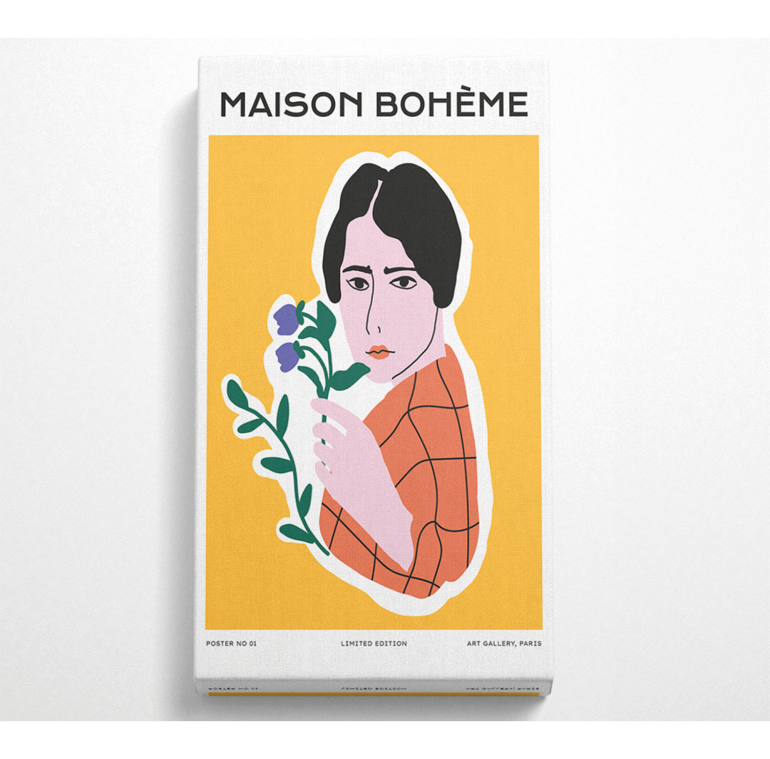 Asmah Maison Boheme Illustration - Kunstdrucke auf Leinwand