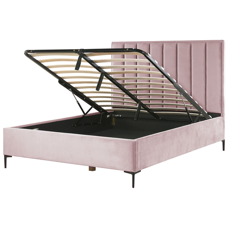 Bebhinn 3 Piece Upholstered Bedroom Set, Kingsize (5'), Pink
