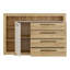 160.5 cm W Chest of 4 Drawers