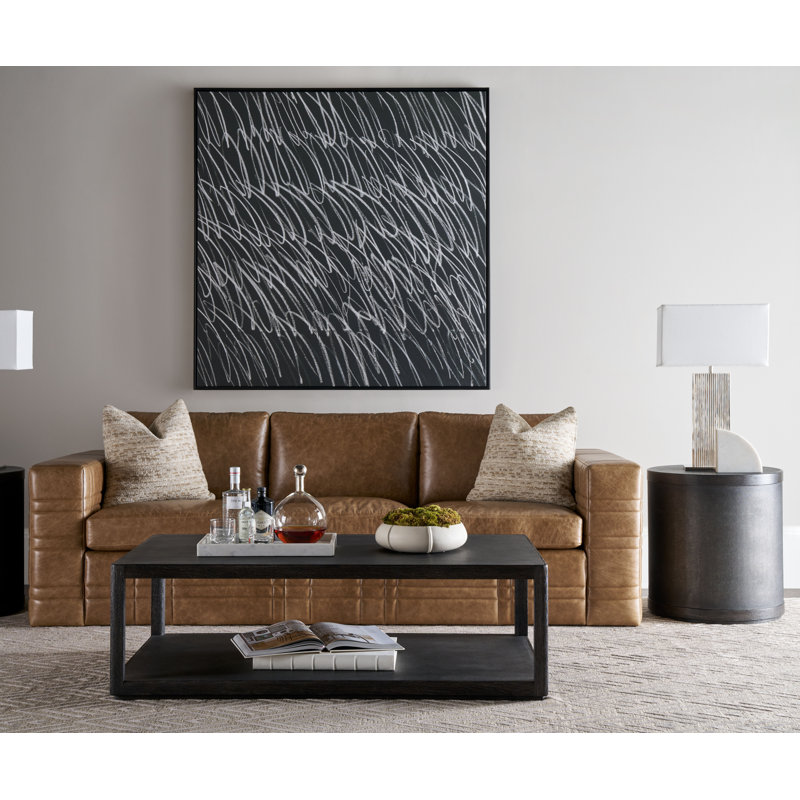 Maxwell Single Coffee Table, Obsidian