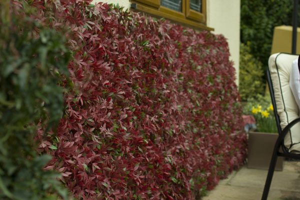 200cm Faux Foliage Hedge