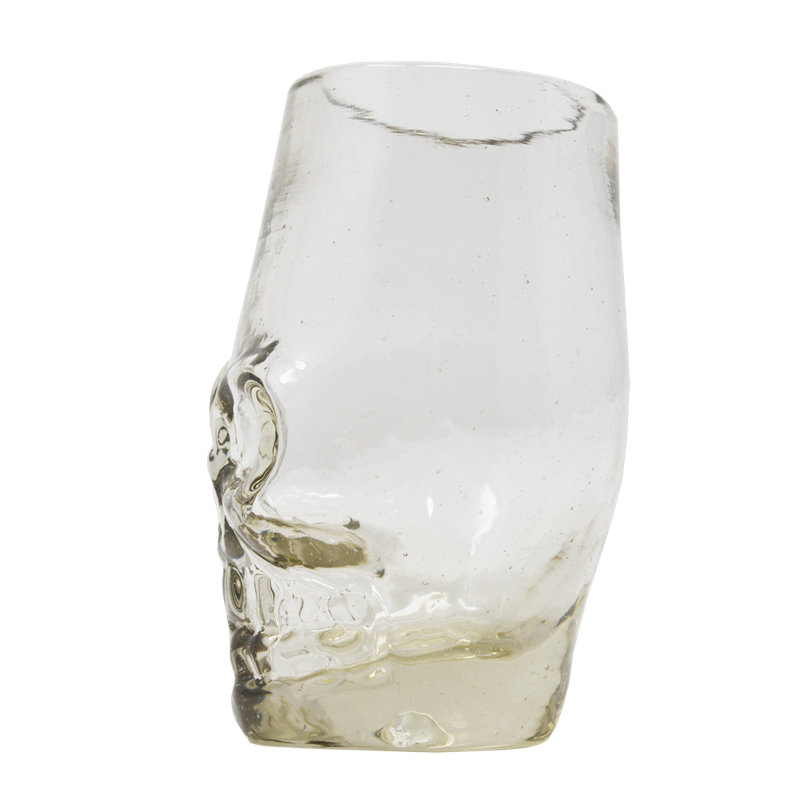 Ensemble de 6 verres à liqueur Skull, Clair
