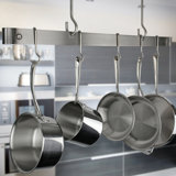 Handcrafted Offset Hook Ceiling Bar