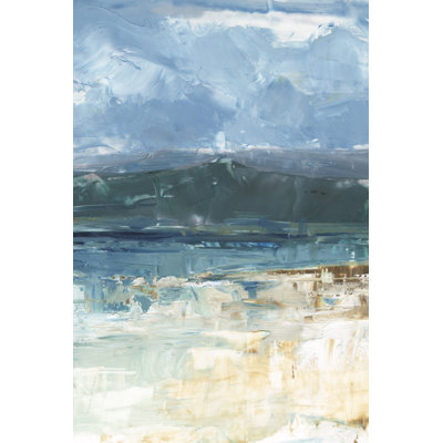 Ethelreda Cool Blue Horizon I by Ethan Harper - Wrapped Canvas Print