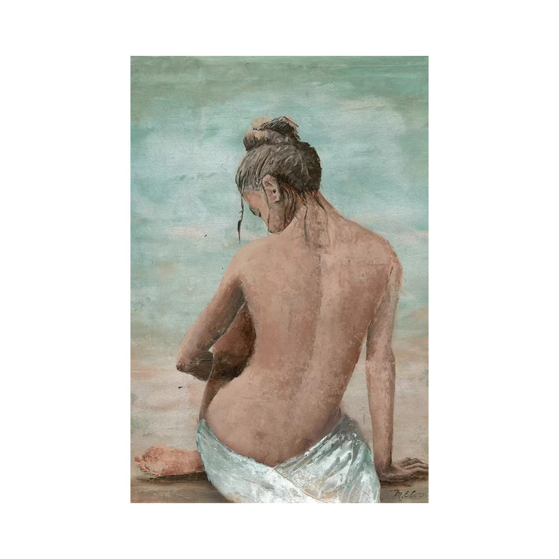 Study Of A Woman by Marie Elaine Cusson - Wrapped Canvas Gallery-Wrapped Canvas Giclée, 66.04 cm H x 45.72 cm W