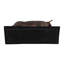Sculpture décorative de bison pour la décoration intérieure - Grande statue décorative pour salon, console ou étagère - 53 cm, bronze et noir