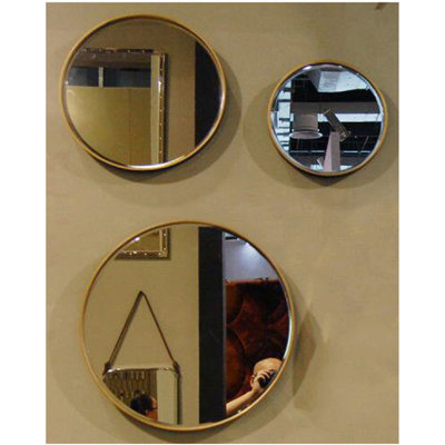 Lauretta Wood Concave Wall Mirror