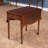 Solid Wood End Table with Storage