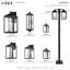 Lanterne murale d'extérieur à 2 ampoules Bartek-1053308651