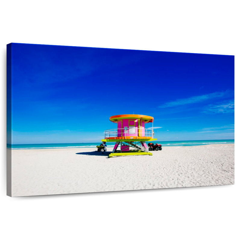 Gillard Pink Miami Lifeguard Tower, 32" H x 48" W