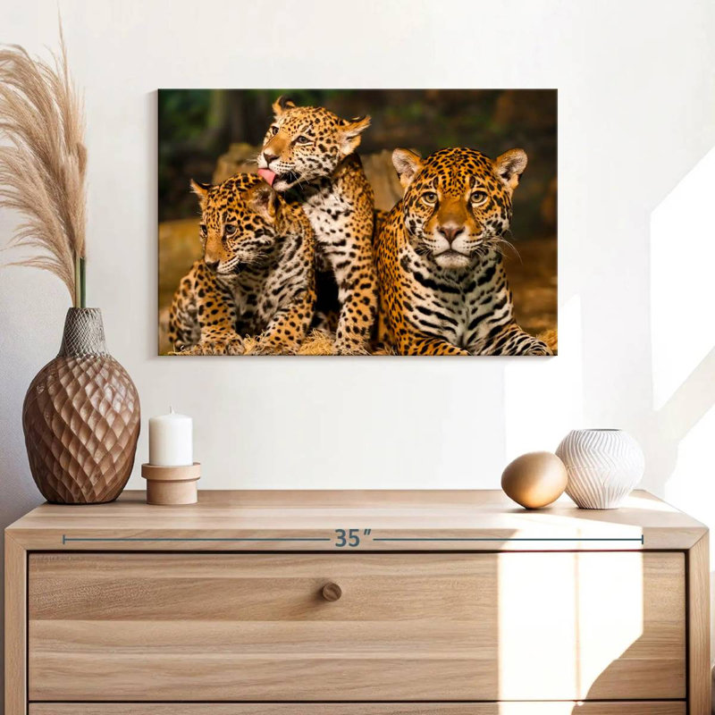 Brampt Jaguar Tribe, 32" H x 48" W