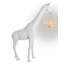 Grande sculpture de girafe