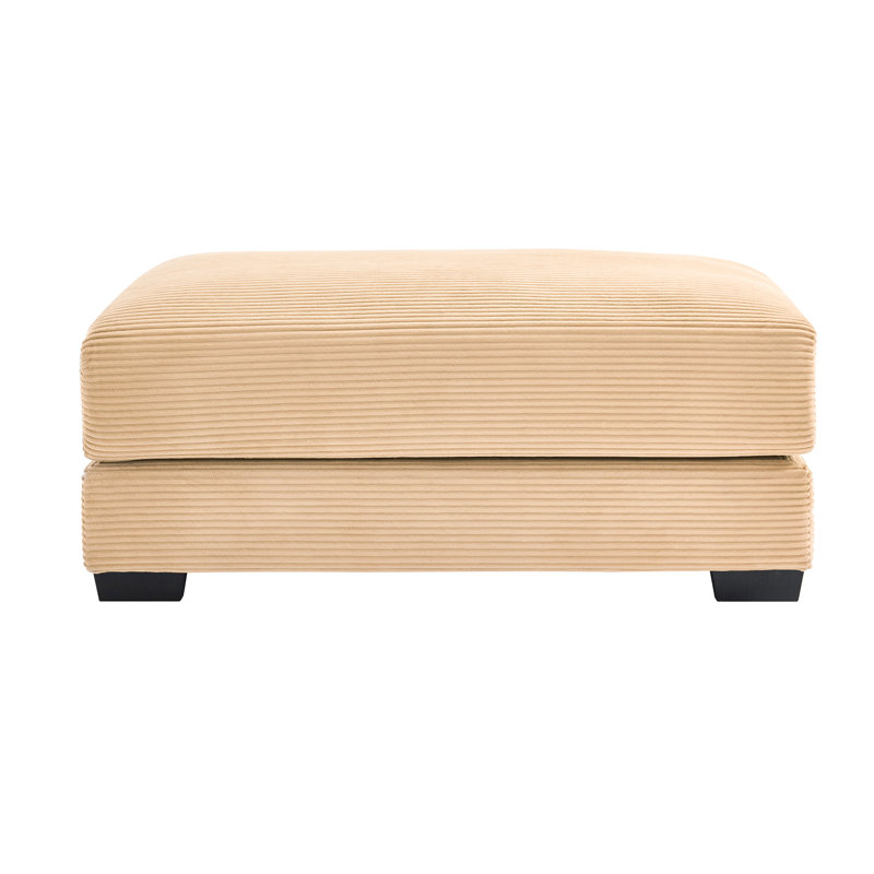 Velours côtelé Camel 28, avec coussins rembourrés à haute densité, et structure mobile pour espaces inspirés, zones de style chalet anglais