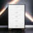Drawer Dresser, White 5-Drawer Chest