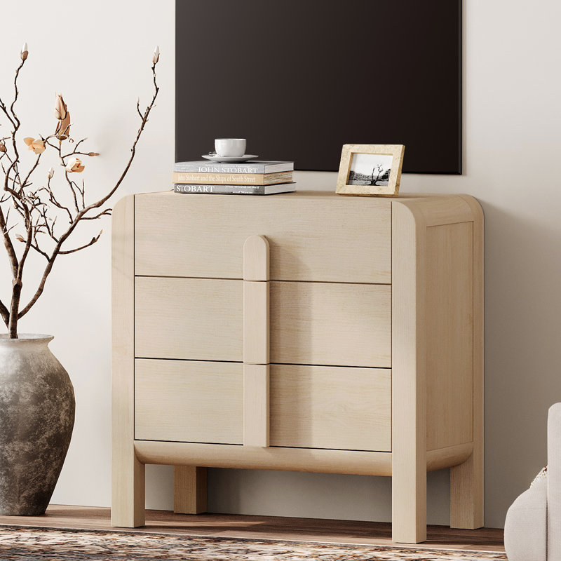 Meuble télé Mid Century Modern, Chêne clair