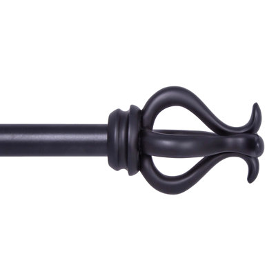 Manchester Kinsley Adjustable 0.75" Single Curtain Rod