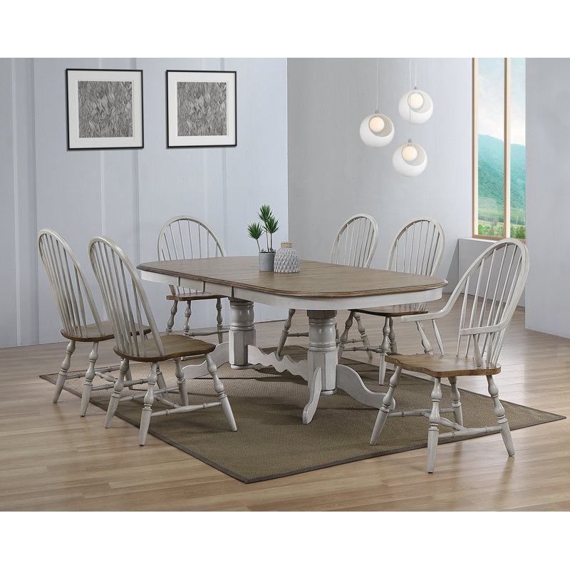 Ensemble de salle à manger extensible 7 pièces Country Grove