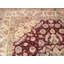 Tapis oriental en laine / soie touffeté à la main bourgogne / rouge-16364086