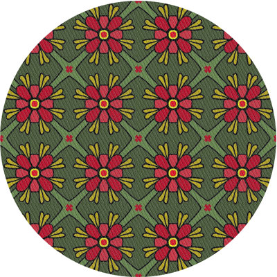 Winklevoss Floral Indoor Rug