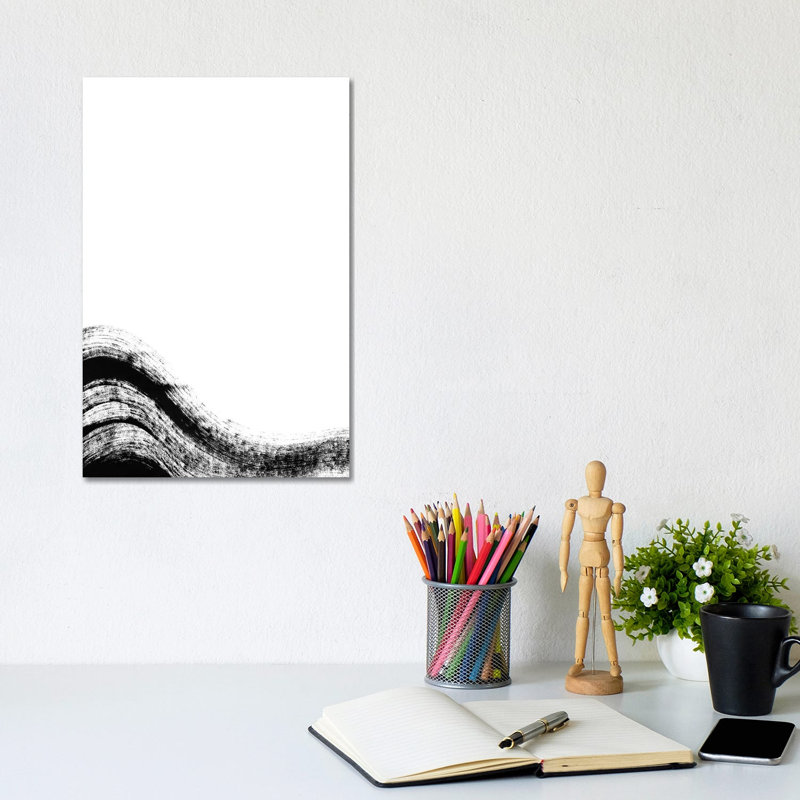 Motion No. 1 by Melissa Selmin - Wrapped Canvas Painting, 30.48cm H x 20.32cm W x 1.91cm D