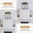Oreofe Black Flush Mount Light Fixtures, 5-Lights Vintage Metal Ceiling Light Fixture, Industrial Rectangle Light Fixtures Ceiling Mount for Farmhouse Kitchen Hallway Dining Room Entrance