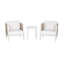 Table d'appoint et table d'appoint 3 pièces Lilah White