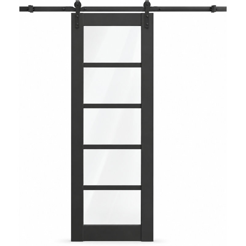 Porte de grange en bois Quadro, 32 po x 80 po