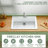 33" L x 22" W Fireclay Drop In Kitchen Sink 1 Hole, Topmount Single Bowl White for Kitchen, Included 2 Custom Accessories