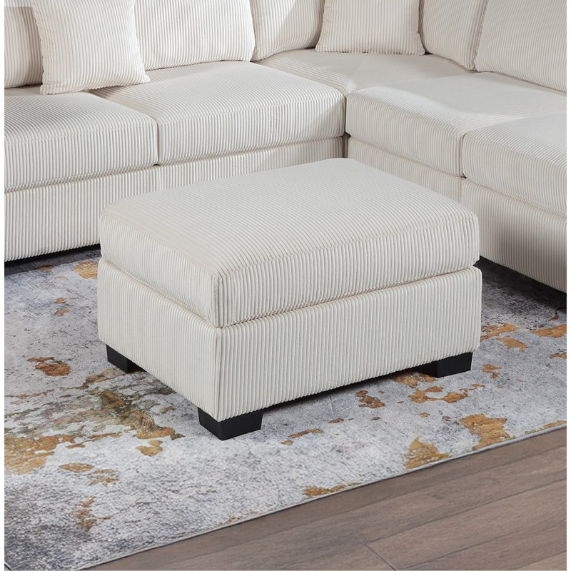 Ensemble de canapé modulaire Contemporary, H 35 po x l 105 po x P 82 po, Beige