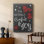 Comfort and Joy en rouge - galerie Cavas sur mesure
