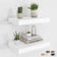 Étagère murale flottante 2 pièces, profondeur 9,3 po, fixation murale-686325964-686532428