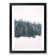 Fir Tree Forest in Winter in Abstract - Picture Frame Painting Print
