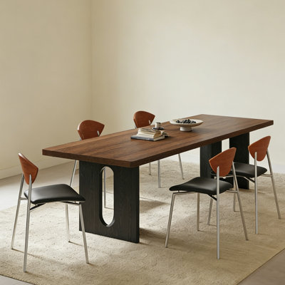 Table de salle à manger haut de gamme de style nordique