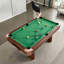 Table de billard standard à retour automatique 8 pi avec tapis de billard vert Modern Home-130220034-130220036