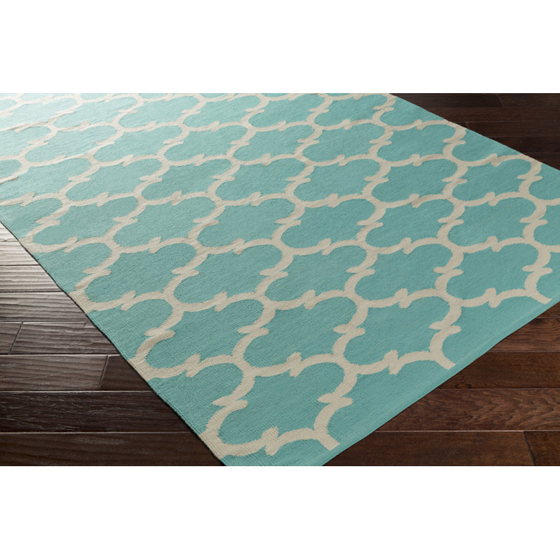 Ayles Cotton Geometric Indoor Rug, Rectangle 8' x 10'