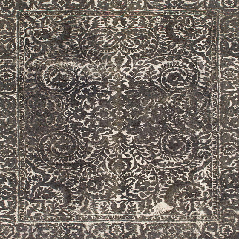 Tapis abstrait moderne 1278, Carré 4 pi